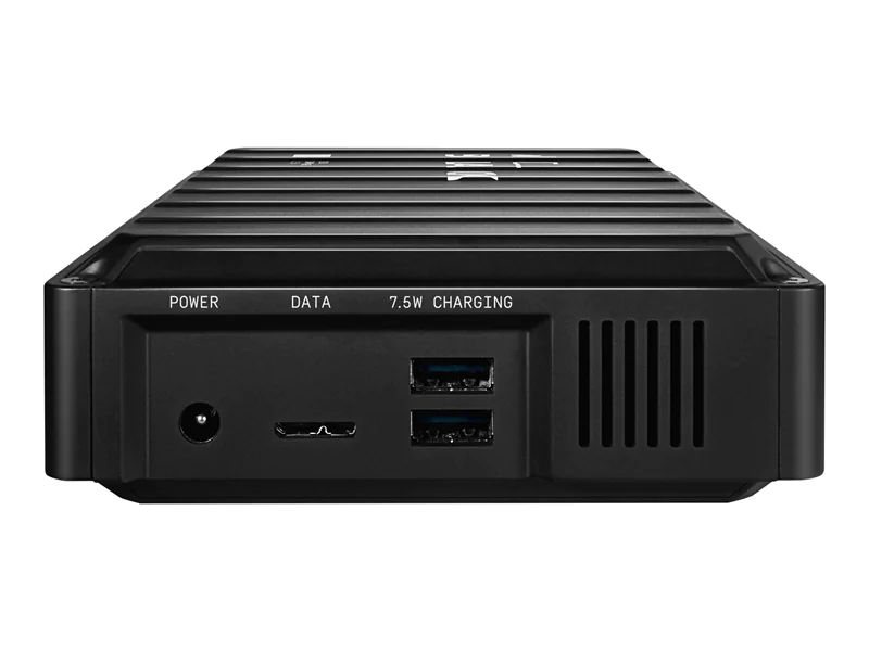 WD_BLACK Western Digital D10, 8000 GB, 3.2 Gen 2 (3.1 Gen 2), 7200 RPM, Schwarz, Weiß WDBA3P0080HBK-EESN
