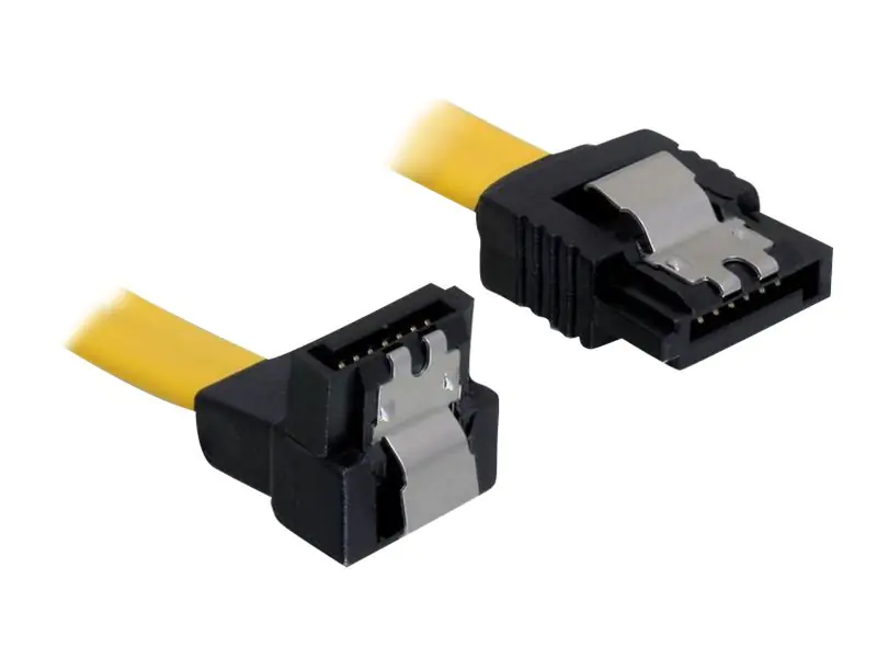 Delock Serial ATA-Kabel SATA SATA 82469 10 cm Gelb
