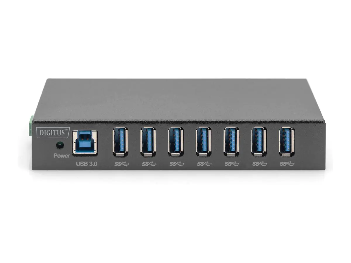 DIGITUS USB-Hub 7-Port 3.0->7xA3.0 industrial inkl. Netzt