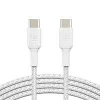 Belkin BoostCharge - USB-Kabel - 24 pin USB-C (M) zu 24 pin USB-C (M) - USB 2.0 - 3 A - 1 m - USB Power Delivery (60W) - weiß (Packung mit 2) Belkin BoostCharge - USB-Kabel - 24 pin USB-C (M) zu 24 pin USB-C (M) - USB 2.0 - 3 A - 1 m - USB Power Delivery (60W) - weiß (Packung mit 2)