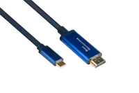 Good Connections GC 4520-CSF020B - Adapterkabel USB C> HDMI, 4K@60Hz, flex, 2,0 m - Digital/Daten