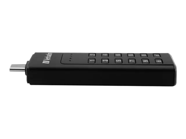 Verbatim Keypad Secure - USB-Flash-Laufwerk - verschlüsselt - 64 GB - USB-C 3.1
