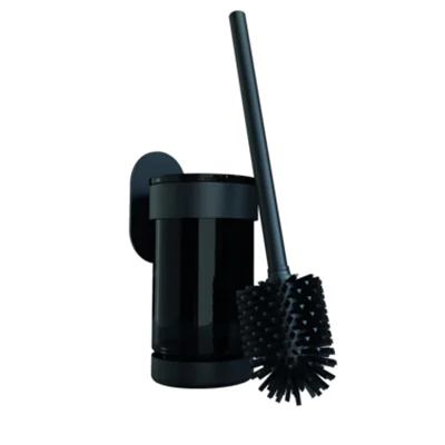 ovimar WC-Garnitur Finnkona 11,8 x 37,7 cm (Ø x H) Edelstahl/Glas/TPEKunststoff pulverbeschichtet schwarz ovimar WC-Garnitur Finnkona 11,8 x 37,7 cm (Ø x H) Edelstahl/Glas/TPEKunststoff pulverbeschichtet schwarz