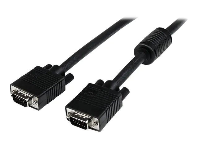 StarTech 2m VGA HD15 Koaxial Monitorkabel - St/St - VGA-Kabel - HD-15 (VGA) (M) zu HD-15 (VGA) (M) - 2 m - geformt - Schwarz StarTech 2m VGA HD15 Koaxial Monitorkabel - St/St - VGA-Kabel - HD-15 (VGA) (M) zu HD-15 (VGA) (M) - 2 m - geformt - Schwarz