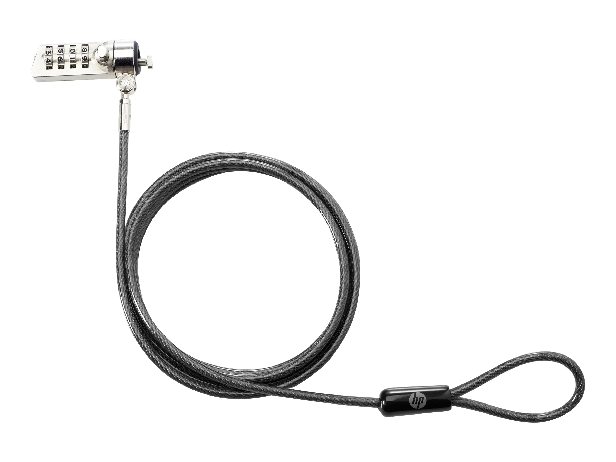 HP Essential Combination Lock - Sicherheitskabelschloss - 1.22 m - für Mobile Thin Client mt22; ZBook Firefly 14 G7, 15 G7; ZBook Fury 15 G7, 17 G7