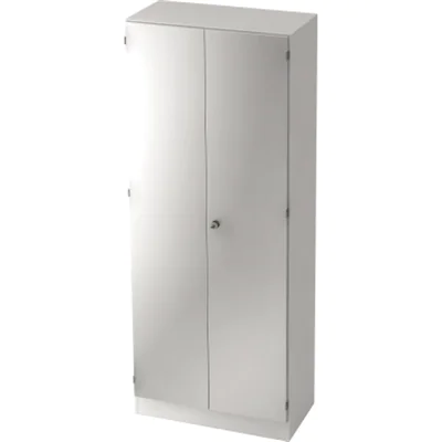 Hammerbacher Flügeltürenschrank V6100/W/S/SG 5OH weiß/silber Hammerbacher Flügeltürenschrank V6100/W/S/SG 5OH weiß/silber