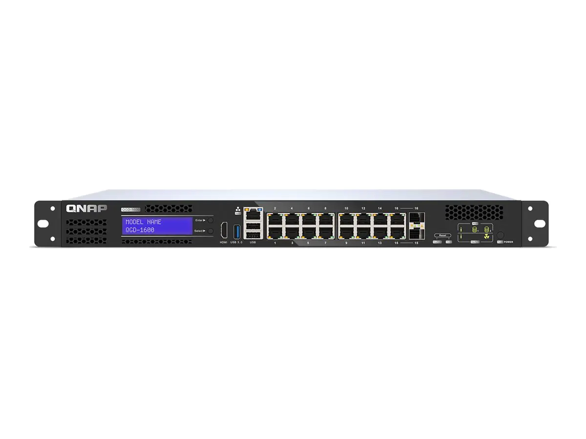 QNAP QGD-1600 - Switch - Smart - 4 x 10/100/1000 (PoE++) QGD-1600-4G
