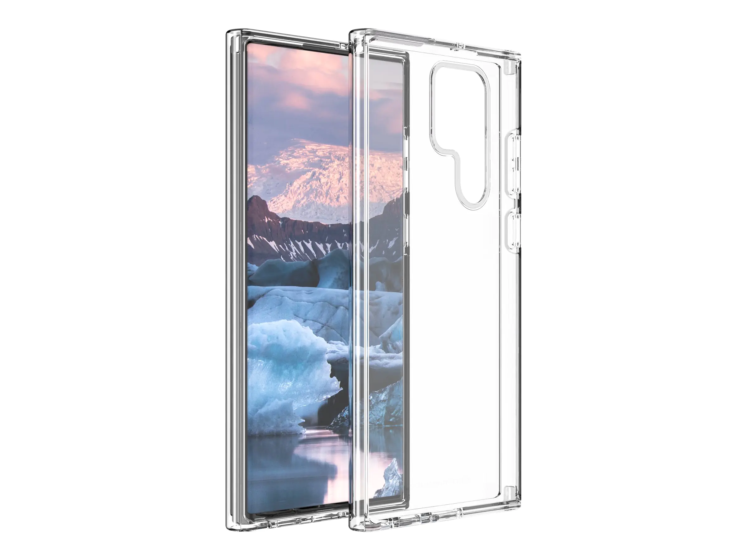dbramante1928 Iceland Pro - Hintere Abdeckung für Mobiltelefon - kompatibel mit MagSafe - recycelter Kunststoff - klar - für Samsung Galaxy S22 Ultra