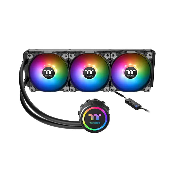 Thermaltake Water 3.0 360 - ARGB Sync Edition - Prozessor-Flüssigkeitskühlsystem - (für: LGA1156, AM2, AM2+, LGA1366, AM3, LGA1155, AM3+, LGA2011, FM1, FM2, LGA1150, LGA2011-3, LGA1151, AM4, LGA2066, LGA1200) - Kupfer - 120 mm