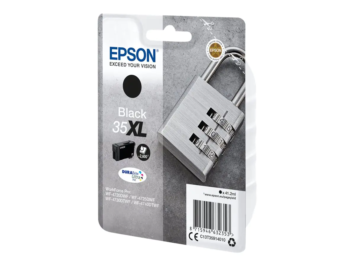 Epson 35XL - 41.2 ml - XL - Schwarz - original C13T35914010