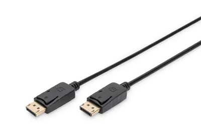 ASSMANN - DisplayPort-Kabel - DisplayPort (M) zu DisplayPort (M) - 15 m - geformt - Schwarz