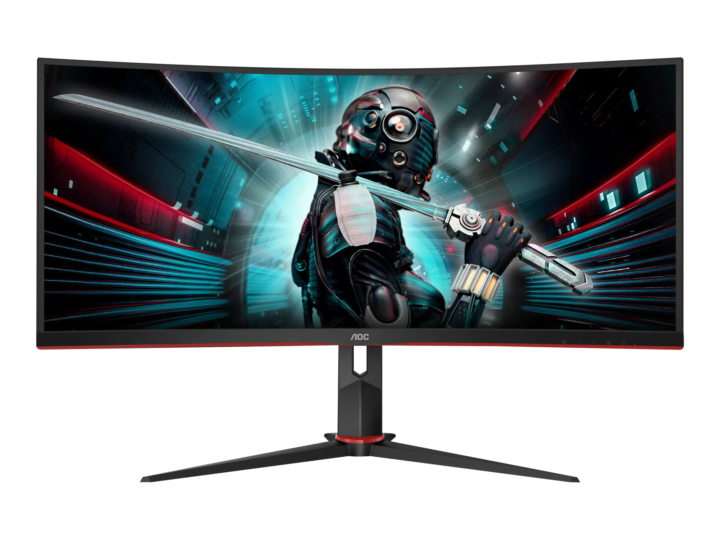 AOC Gaming CU34G2/BK - LED-Monitor - gebogen - 86 cm (34") - CU34G2/BK