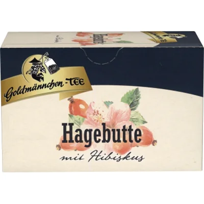 Goldmännchen Tee 4476 Hagebutte- Hibiskus 20 St./Pack. Goldmännchen Tee 4476 Hagebutte- Hibiskus 20 St./Pack.