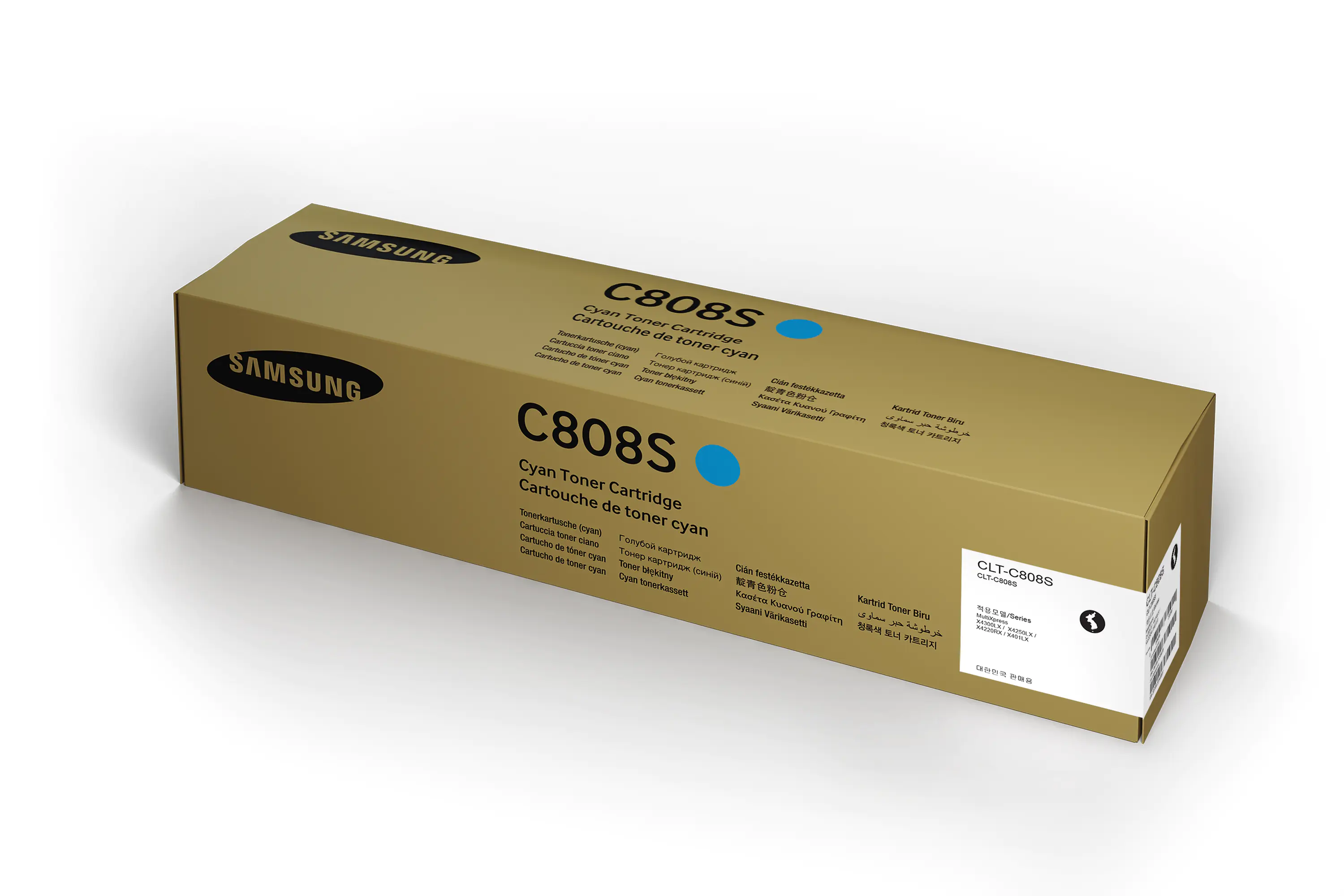 Samsung CLT-C808S - Cyan - Original - Tonerpatrone (SS560A) - für MultiXpress SL-X400LX, SL-X401LX, SL-X4220RX, SL-X4250LX, SL-X4300LX Samsung CLT-C808S - Cyan - Original - Tonerpatrone (SS560A) - für MultiXpress SL-X400LX, SL-X401LX, SL-X4220RX, SL-X4250LX, SL-X4300LX