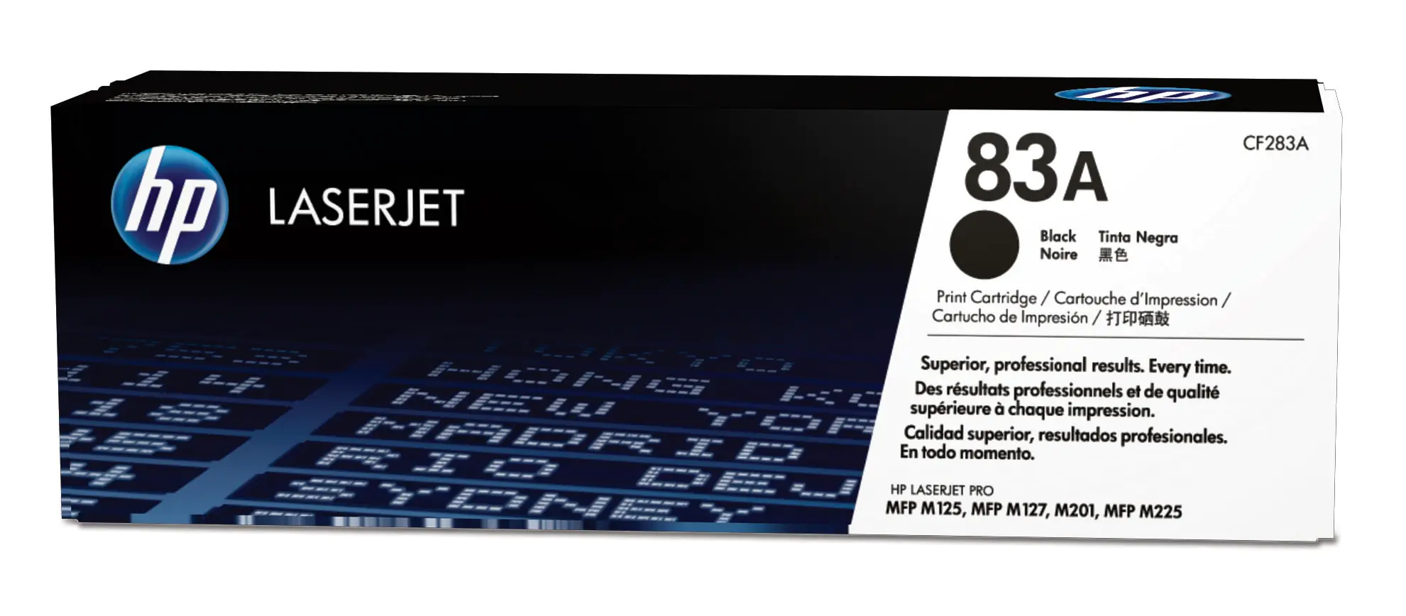 HP 83A - Schwarz - original - LaserJet - Tonerpatrone (CF283A) - für LaserJet Pro M201, M202, MFP M125, MFP M127, MFP M225 HP 83A - Schwarz - original - LaserJet - Tonerpatrone (CF283A) - für LaserJet Pro M201, M202, MFP M125, MFP M127, MFP M225