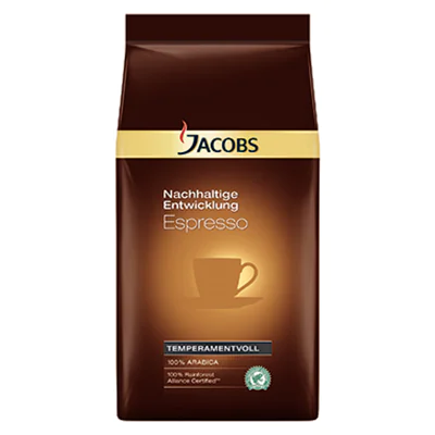 JACOBS Kaffee Nachhaltige Entwicklung Espresso 4031705 1kg JACOBS Kaffee Nachhaltige Entwicklung Espresso 4031705 1kg