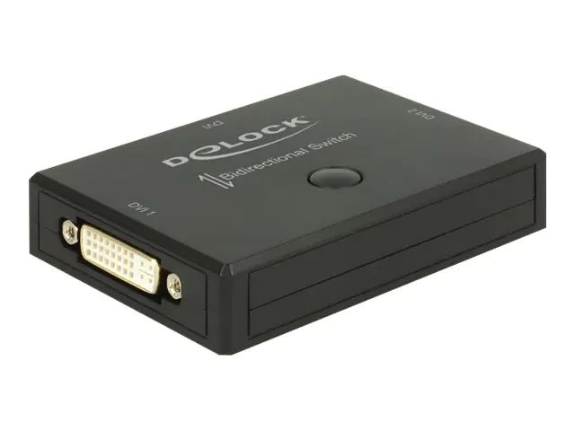 DeLock DVI 2 - 1 Switch bidirectional 4K 30 Hz - Video-Schalter - 2 x DVI - Desktop