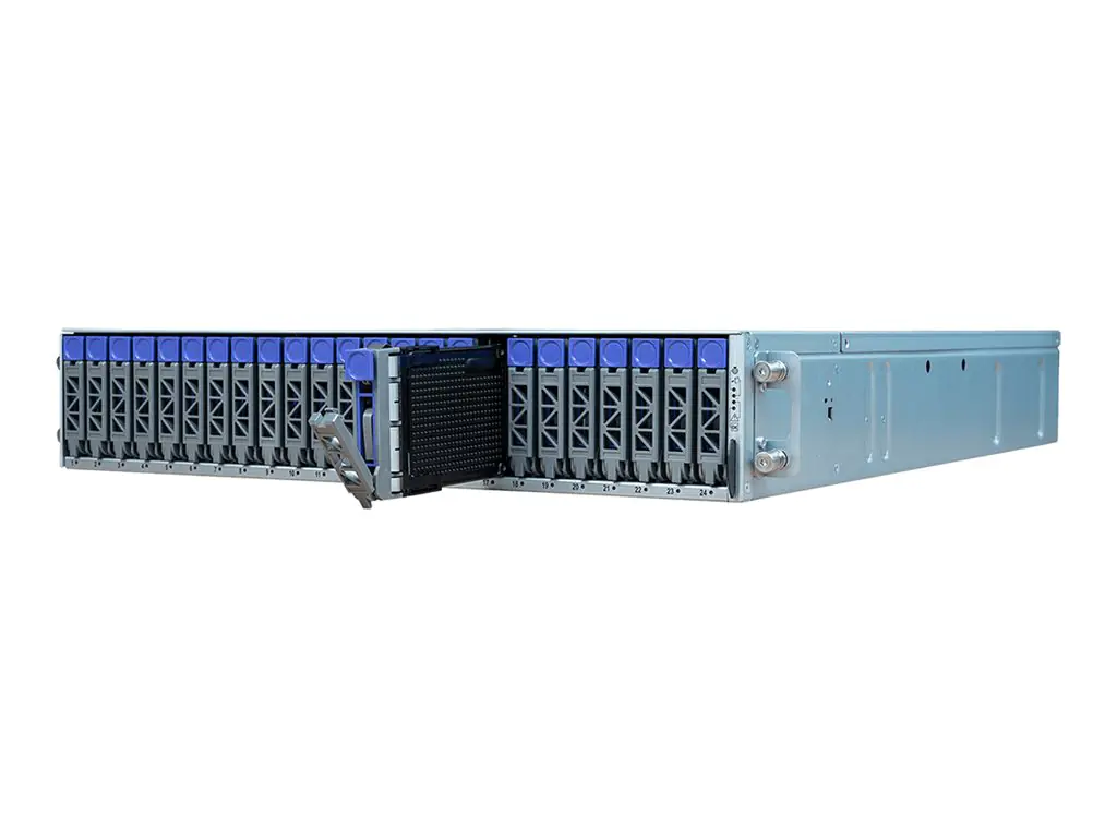 WD OpenFlex Data24 - 4000 Series - Speichergehäuse - 24 Schächte (PCIe (NVMe)