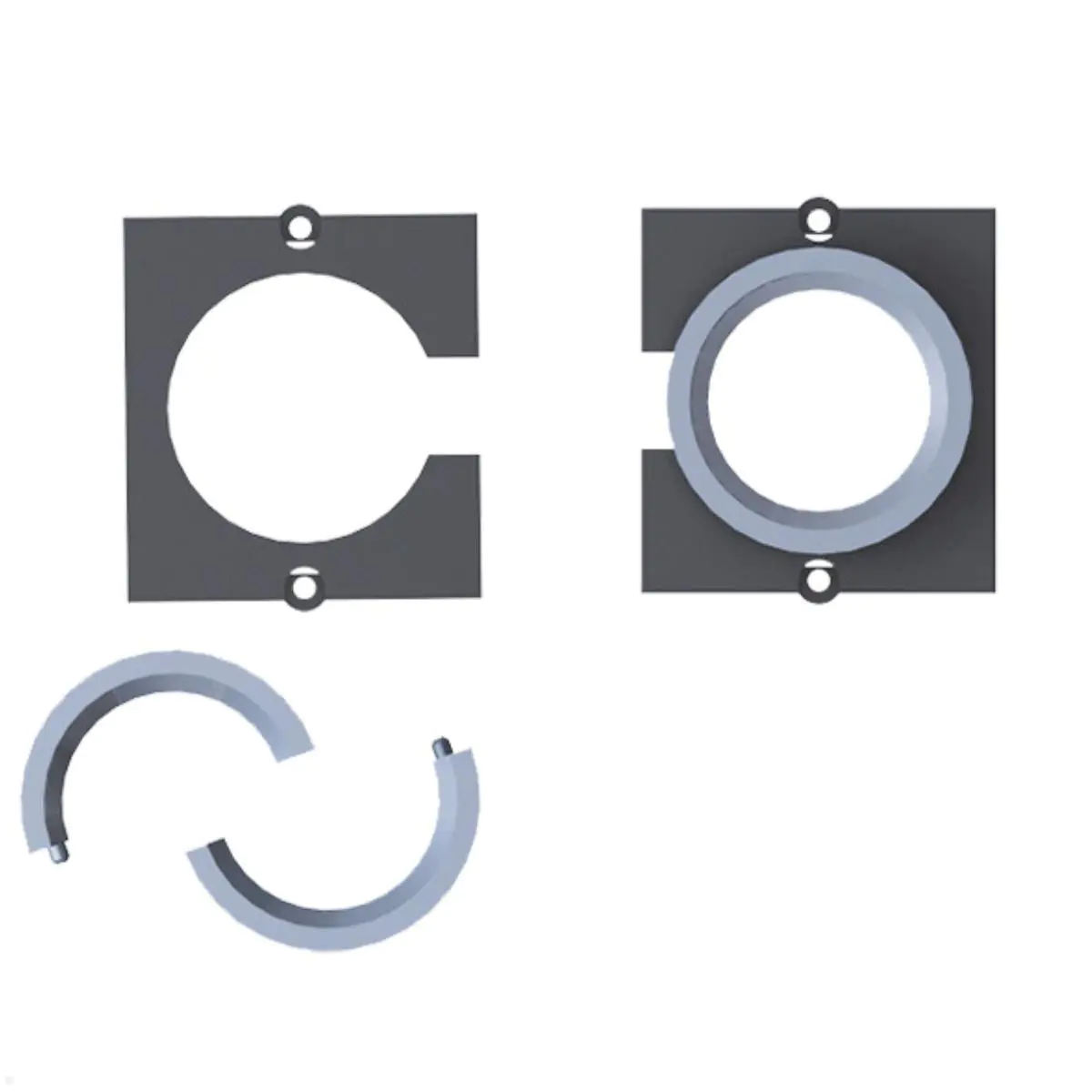 Bachmann - Modulares Faceplate-Snap-In Bachmann - Modulares Faceplate-Snap-In