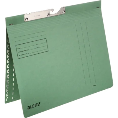 Leitz Pendelhefter DIN A4 250g/m² kaufmännische Heftung mit Organisationsaufdruck Manilakarton grün 50 St./Pack. Leitz Pendelhefter DIN A4 250g/m² kaufmännische Heftung mit Organisationsaufdruck Manilakarton grün 50 St./Pack.