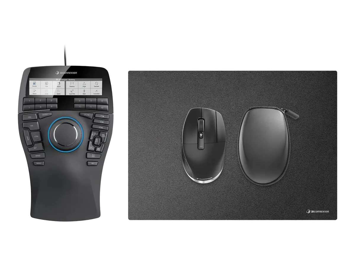 3D Connexion SpaceMouse Enterprise Kit 2 - 3D-Maus - ergonomisch - rechts- und linkshändig - 31 Tasten - kabelgebunden 3D Connexion SpaceMouse Enterprise Kit 2 - 3D-Maus - ergonomisch - rechts- und linkshändig - 31 Tasten - kabelgebunden