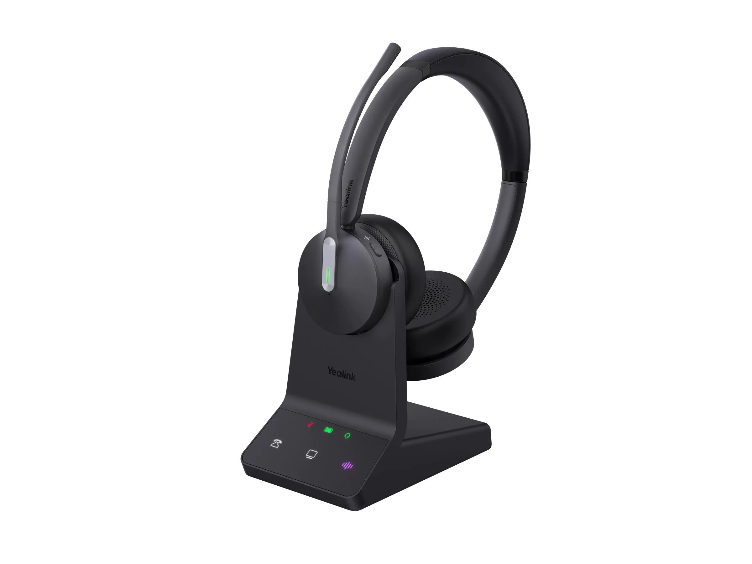 Yealink WH64 Dual - Headset - On-Ear - DECT / Bluetooth - kabellos - optimiert für UC
