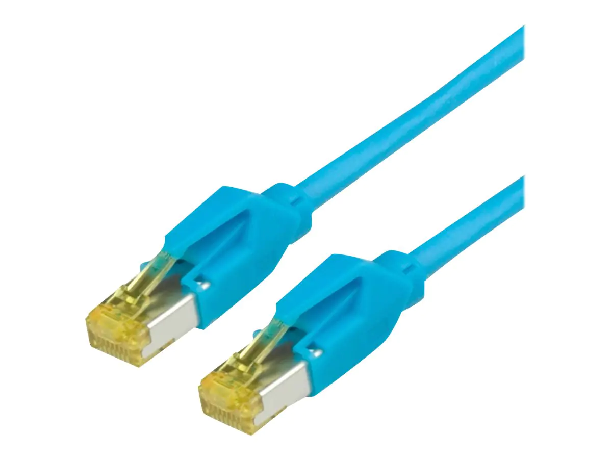 DRAKA UC900 - Patch-Kabel - RJ-45 (M) bis RJ-45 (M) - 3 m - SFTP - CAT 6a - halogenfrei, verseilt - Blau