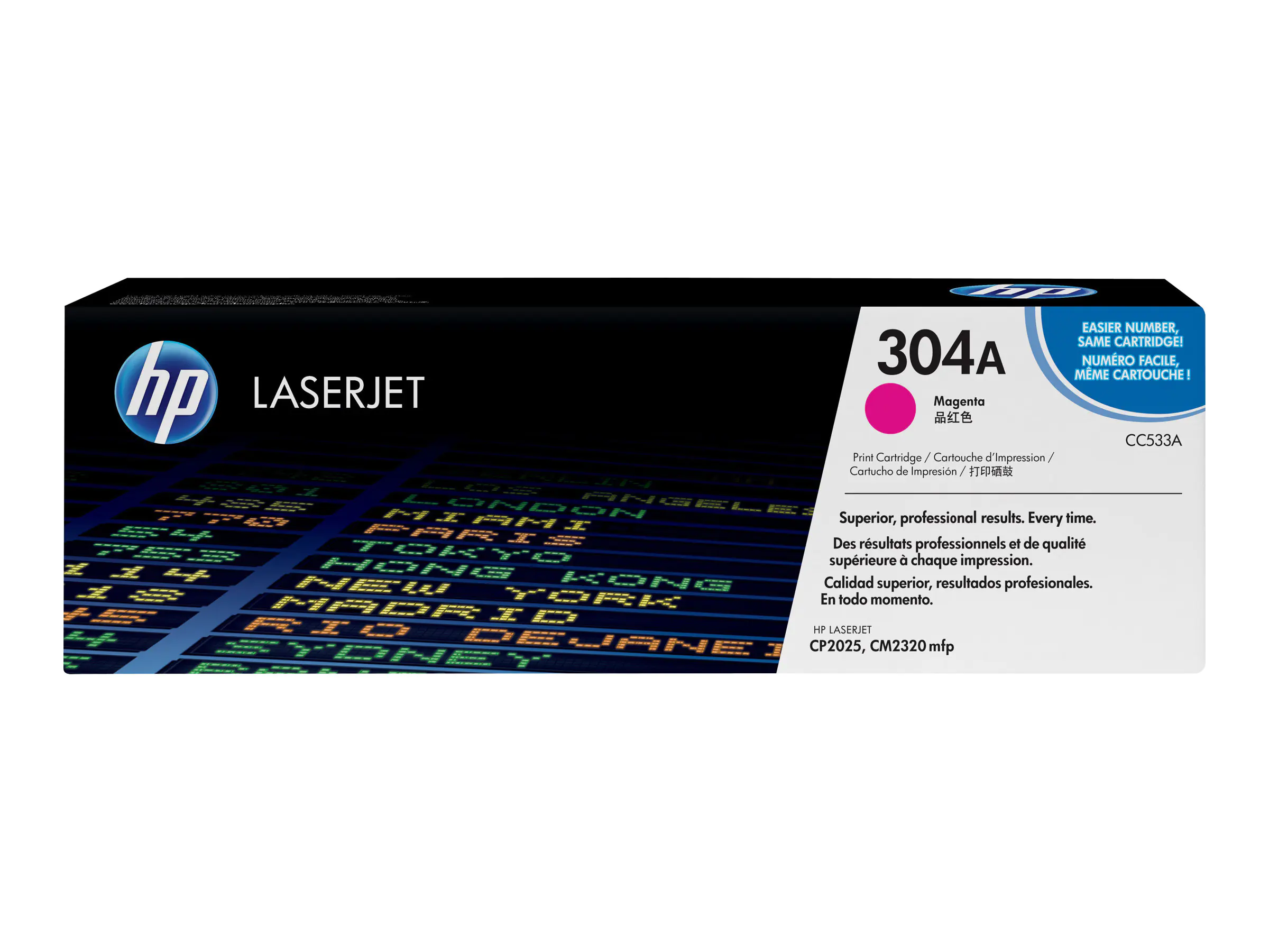 HP 304A - Magenta - Original - LaserJet - Tonerpatrone (CC533A) - für Color LaserJet CM2320fxi, CM2320n, CM2320nf, CP2025, CP2025dn, CP2025n, CP2025x HP 304A - Magenta - Original - LaserJet - Tonerpatrone (CC533A) - für Color LaserJet CM2320fxi, CM2320n, CM2320nf, CP2025, CP2025dn, CP2025n, CP2025x