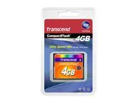 Transcend - Flash-Speicherkarte - 4 GB - 133x - CompactFlash