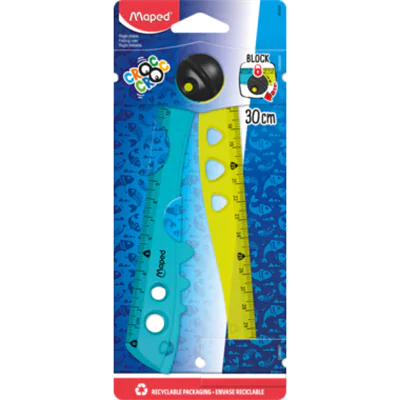 Maped Klapplineal Croc Croc 282030 30cm Maped Klapplineal Croc Croc 282030 30cm
