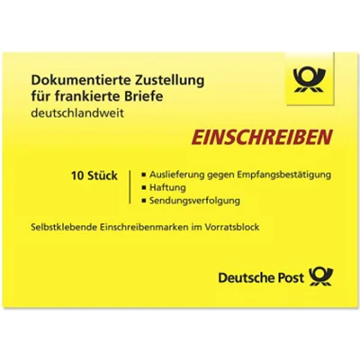 Briefmarke 2,35 Euro selbstklebend 10 St./Pack