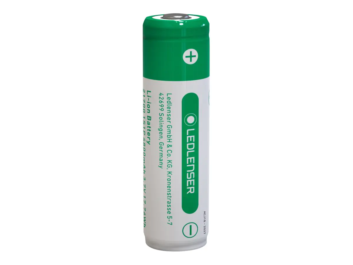 LED Lenser Batterie 21700 - Li-Ion - 4800 mAh - 17.76 Wh - 1S (1S1P)