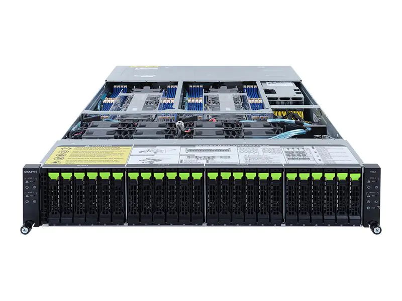 Gigabyte H262-NO1 - 4 Knoten - Cluster - Rack -Montage