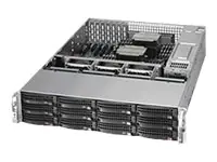 Supermicro SuperStorage Server 6027R-E1CR12N - Server - Rack-Montage - 2U - zweiweg - keine CPU