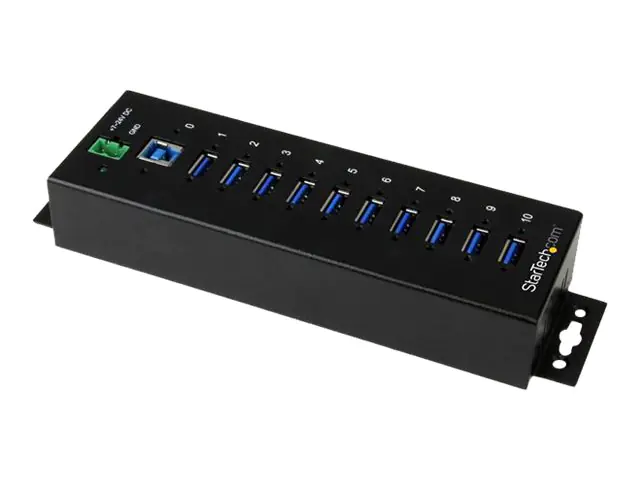 StarTech.com Startech 10 Port Industrieller USB 3.0 Hub ST1030USBM