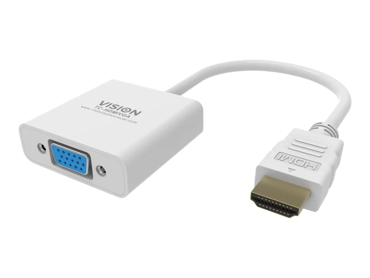 Vision Techconnect - Videokonverter - HDMI - VGA - weiß