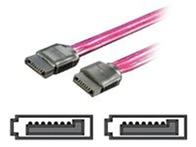 Secomp VALUE - SATA-Kabel - Serial ATA 150/300 - SATA (W) zu SATA (W) - 1 m - Rot