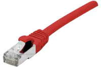exertis Connect - Patch-Kabel - RJ-45 (M) zu RJ-45 (M) - 5 m - abgeschirmt F/UTP - CAT 6 - halogenfrei, ohne Haken - Rot exertis Connect - Patch-Kabel - RJ-45 (M) zu RJ-45 (M) - 5 m - abgeschirmt F/UTP - CAT 6 - halogenfrei, ohne Haken - Rot