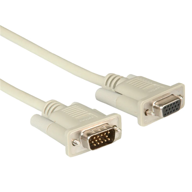 Roline - VGA-Verlängerungskabel - HD-15 (VGA) (M) zu HD-15 (VGA) (W) - 10 m