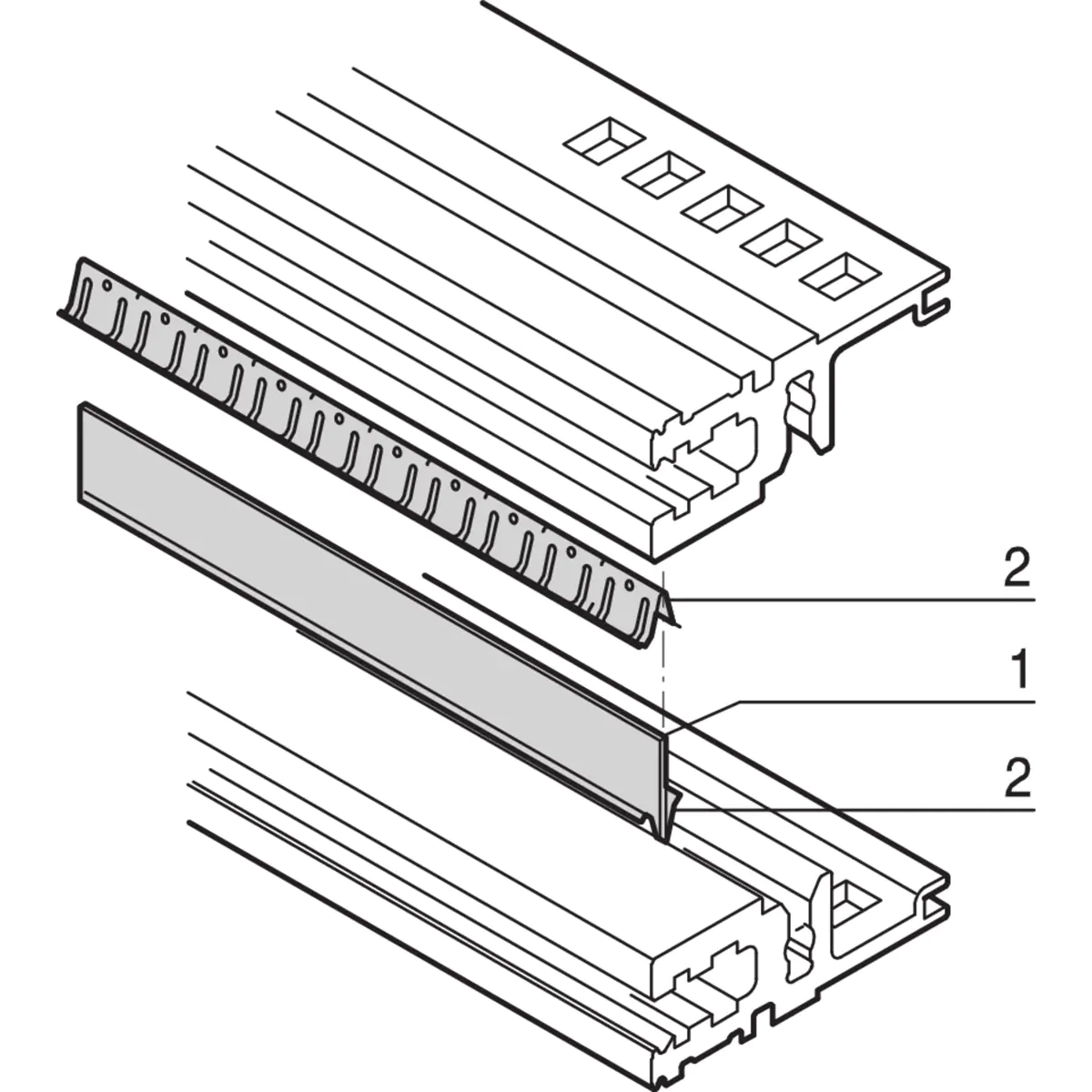 SCHROFF HF-DICHTSATZ 20TE