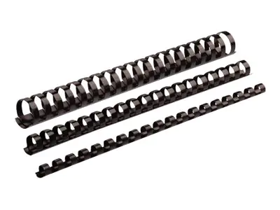 Fellowes Plastikbinderücken COMB 5346907 14mm schwarz 100 St./Pack.