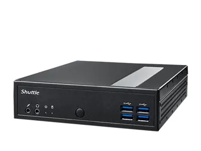 Shuttle XPC fanless DL40N - Barebone - Mini-PC - DDR5