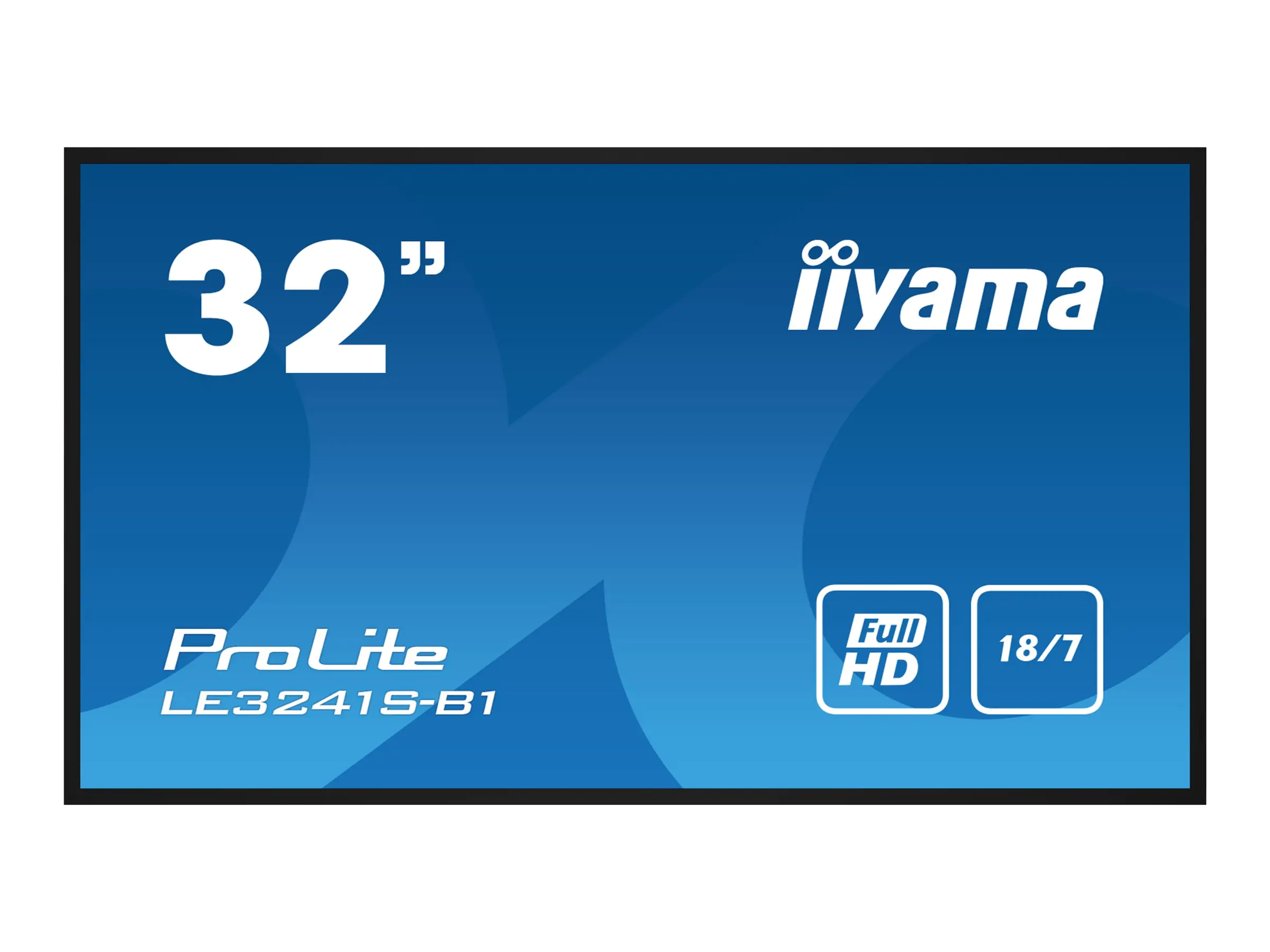 Iiyama ProLite LE3241S-B1 - LED-Monitor - 81.3 cm (32") (31.5" sichtbar) - 1920 x 1080 Full HD (1080p) @ 60 Hz - IPS - 350 cd/m² - 1200:1 - 8 ms - 3xHDMI, VGA - Lautsprecher - Schwarz