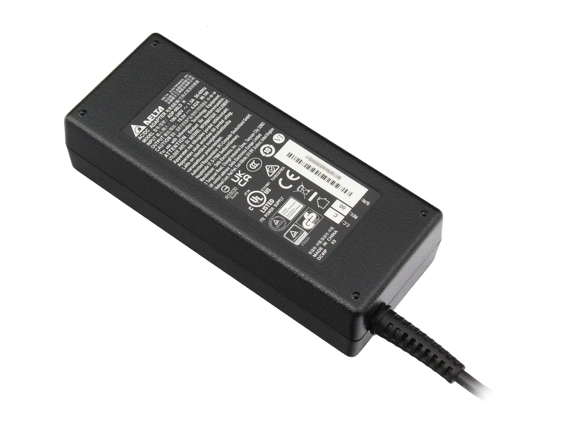 Delta Electronics ADP-90MD BB, 90 - 264 V, 47 - 63 Hz, 90 W, 19 V, AC-an-DC, 1.5 A
