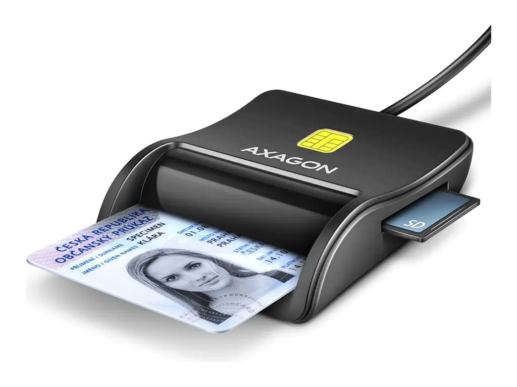 AXAGON CRE-SM3SD - SmartCard-Leser (Tracks 0