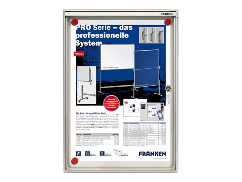 Franken Schaukasten X-tra! Line FSA1 für 1x DIN A4 Aluminium