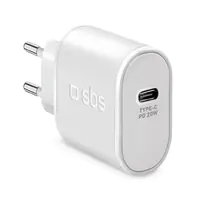 SBS Reiselader USB Typ C 20W weiß