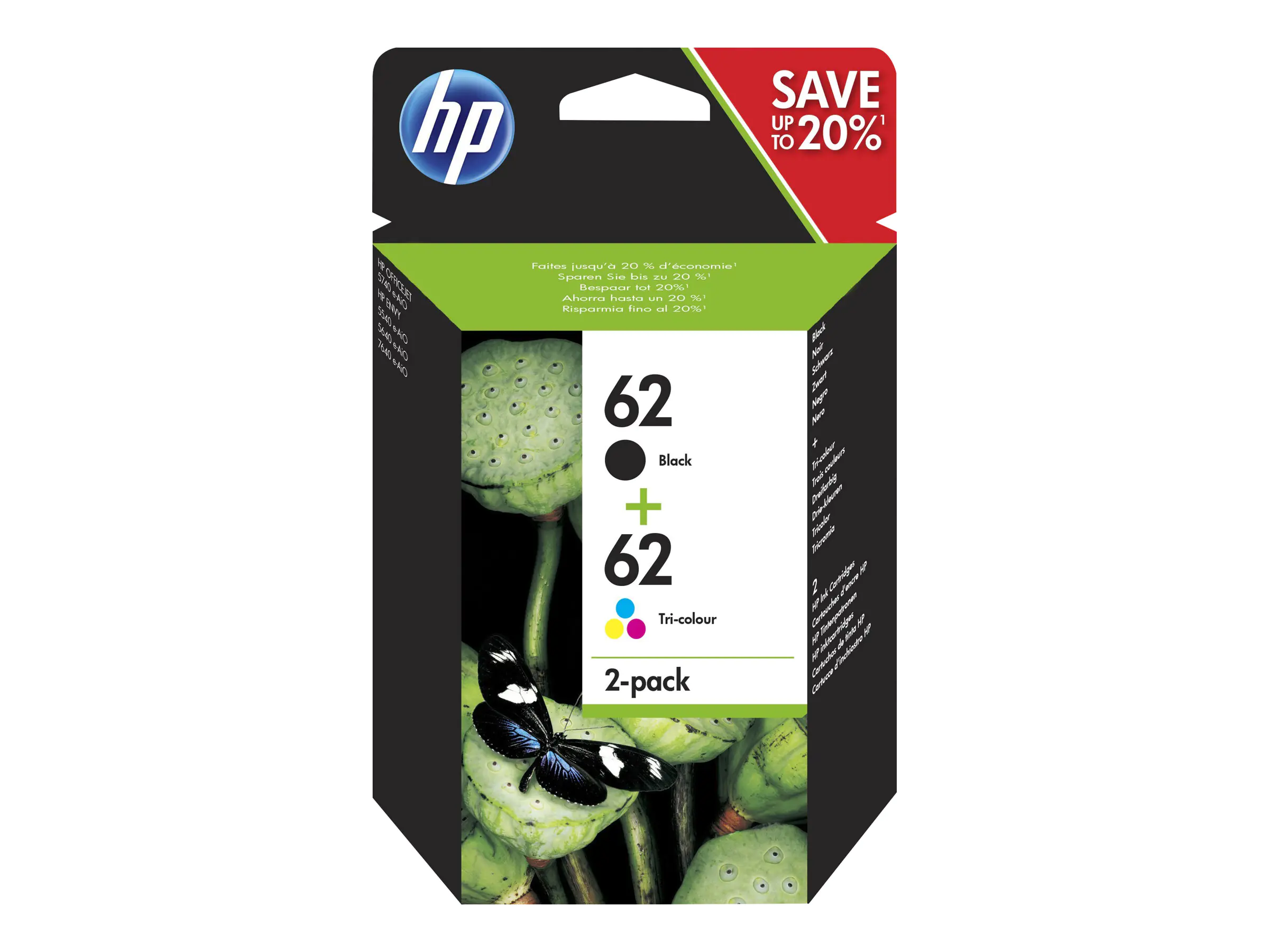 HP Tinte Multipack N9J71AE N9J71AE Schwarz + Color BK = 200 Seiten / Color = 165 Seiten 2 Stück HP Tinte Multipack N9J71AE N9J71AE Schwarz + Color BK = 200 Seiten / Color = 165 Seiten 2 Stück
