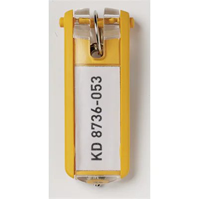 DURABLE Schlüsselanhänger KEY CLIP 195704 gelb 6 St./Pack. DURABLE Schlüsselanhänger KEY CLIP 195704 gelb 6 St./Pack.