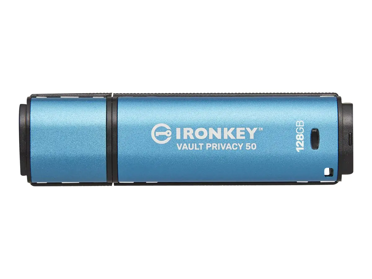 Kingston IronKey Vault Privacy 50 Series - USB-Flash-Laufwerk - verschlüsselt - 256 MB - USB 3.2 Gen 1 - TAA-konform Kingston IronKey Vault Privacy 50 Series - USB-Flash-Laufwerk - verschlüsselt - 256 MB - USB 3.2 Gen 1 - TAA-konform